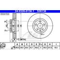 Bremssatz (2 Bremsscheiben) ATE - 24.0328-0136.1