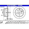 Bremssatz (2 Bremsscheiben) ATE - 24.0110-0249.1
