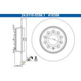 Bremssatz (2 Bremsscheiben) ATE - 24.0110-0356.1