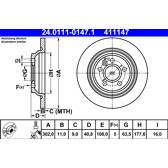 Bremssatz (2 Bremsscheiben) ATE - 24.0111-0147.1