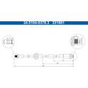 Bremsschlauch ATE - 24.5104-0378.3
