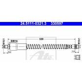 Bremsschlauch ATE - 24.5111-0321.3