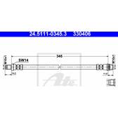 Bremsschlauch ATE - 24.5111-0345.3