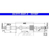 Bremsschlauch ATE - 24.5111-0441.3