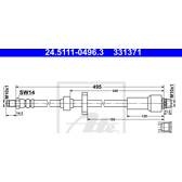Bremsschlauch ATE - 24.5111-0496.3
