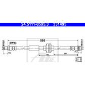 Bremsschlauch ATE - 24.5111-0595.3