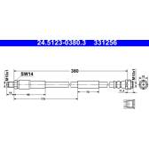 Bremsschlauch ATE - 24.5123-0380.3