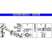 Bremsschlauch ATE - 24.5161-0313.3