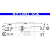 Bremsschlauch ATE - 24.5176-0494.3
