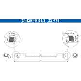Bremsschlauch ATE - 24.5201-0181.3