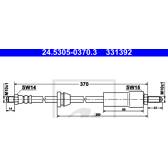 Bremsschlauch ATE - 24.5305-0370.3