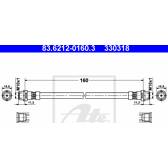 Bremsschlauch ATE - 83.6212-0160.3