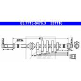 Bremsschlauch ATE - 83.7713-0476.3