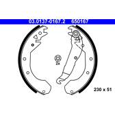 Bromsbackar, sats ATE - 03.0137-0167.2