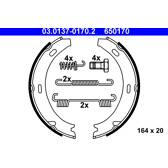 Bromsbackar, sats ATE - 03.0137-0170.2