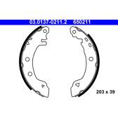 Bromsbackar, sats ATE - 03.0137-0211.2