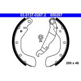 Bromsbackar, sats ATE - 03.0137-0267.2