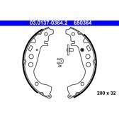 Bromsbackar, sats ATE - 03.0137-0364.2