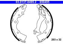 Bromsbackar, sats