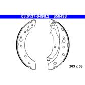 Bromsbackar, sats ATE - 03.0137-0498.2