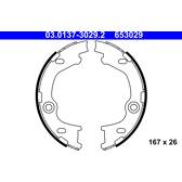 Bromsbackar, sats ATE - 03.0137-3029.2
