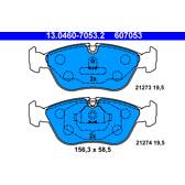 Bromsbelägg fram ATE - 13.0460-7053.2