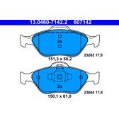 Bromsbelägg fram ATE - 13.0460-7142.2