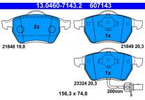 Bromsbelägg fram