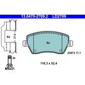 Bromsbelägg fram ATE - 13.0470-2709.2