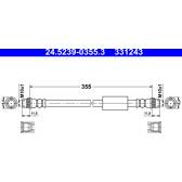 Bromsslang ATE - 24.5239-0355.3