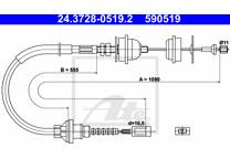 Cable de accionamiento, accionamiento del embrague
