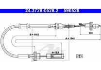 Cable de accionamiento, accionamiento del embrague