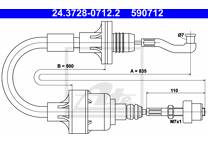 Cable de accionamiento, accionamiento del embrague