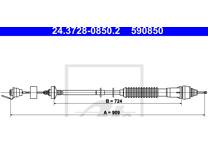 Cable de accionamiento, accionamiento del embrague