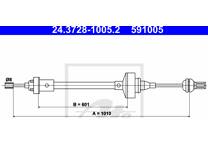 Cable de accionamiento, accionamiento del embrague
