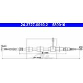 Câble de frein ATE - 24.3727-0010.2