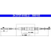 Câble de frein ATE - 24.3727-0102.2