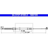Câble de frein ATE - 24.3727-0195.2