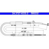 Câble de frein ATE - 24.3727-0232.2