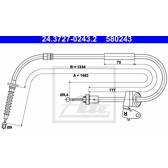 Câble de frein ATE - 24.3727-0243.2