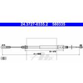 Câble de frein ATE - 24.3727-0335.2