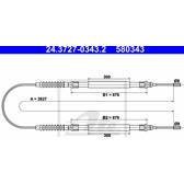 Câble de frein ATE - 24.3727-0343.2