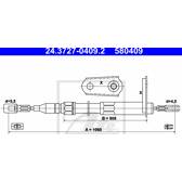 Câble de frein ATE - 24.3727-0409.2