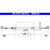 Câble de frein ATE - 24.3727-0418.2