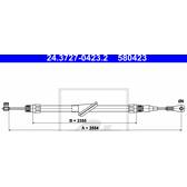 Câble de frein ATE - 24.3727-0423.2