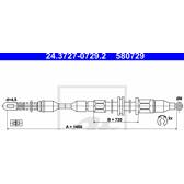 Câble de frein ATE - 24.3727-0729.2