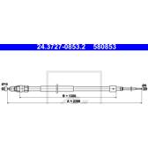 Câble de frein ATE - 24.3727-0853.2
