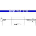 Câble de frein ATE - 24.3727-1722.2