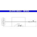 Câble de frein ATE - 24.3727-1834.2