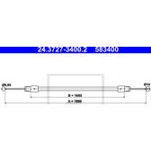Câble de frein ATE - 24.3727-3400.2